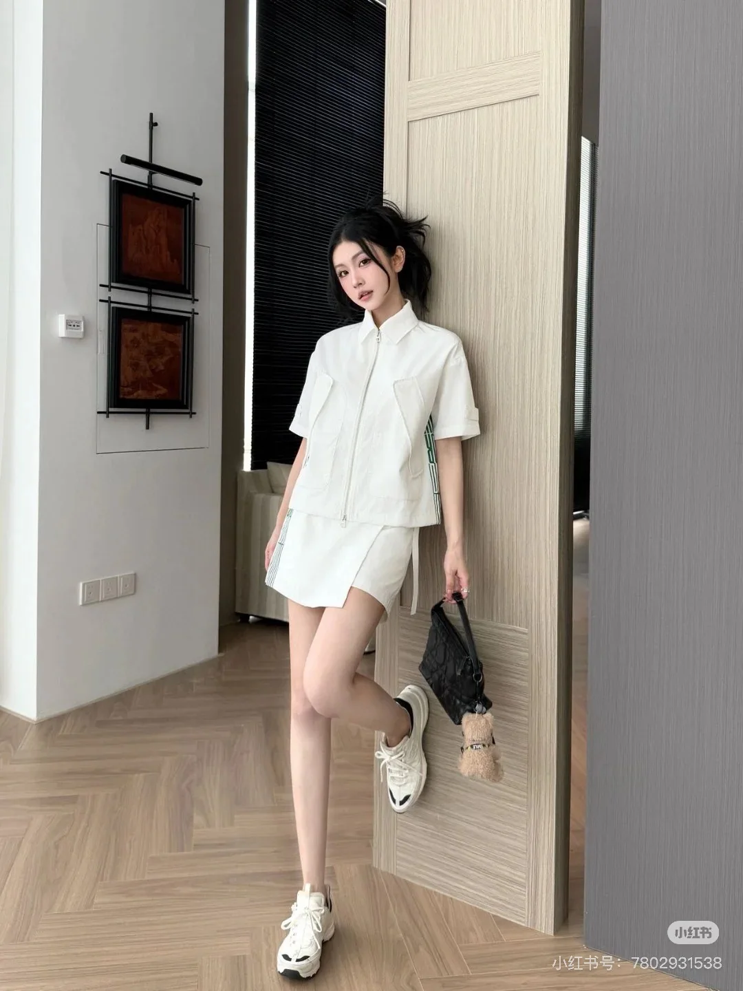 디올 초가을 배색 여성 자켓 상세 이미지 7