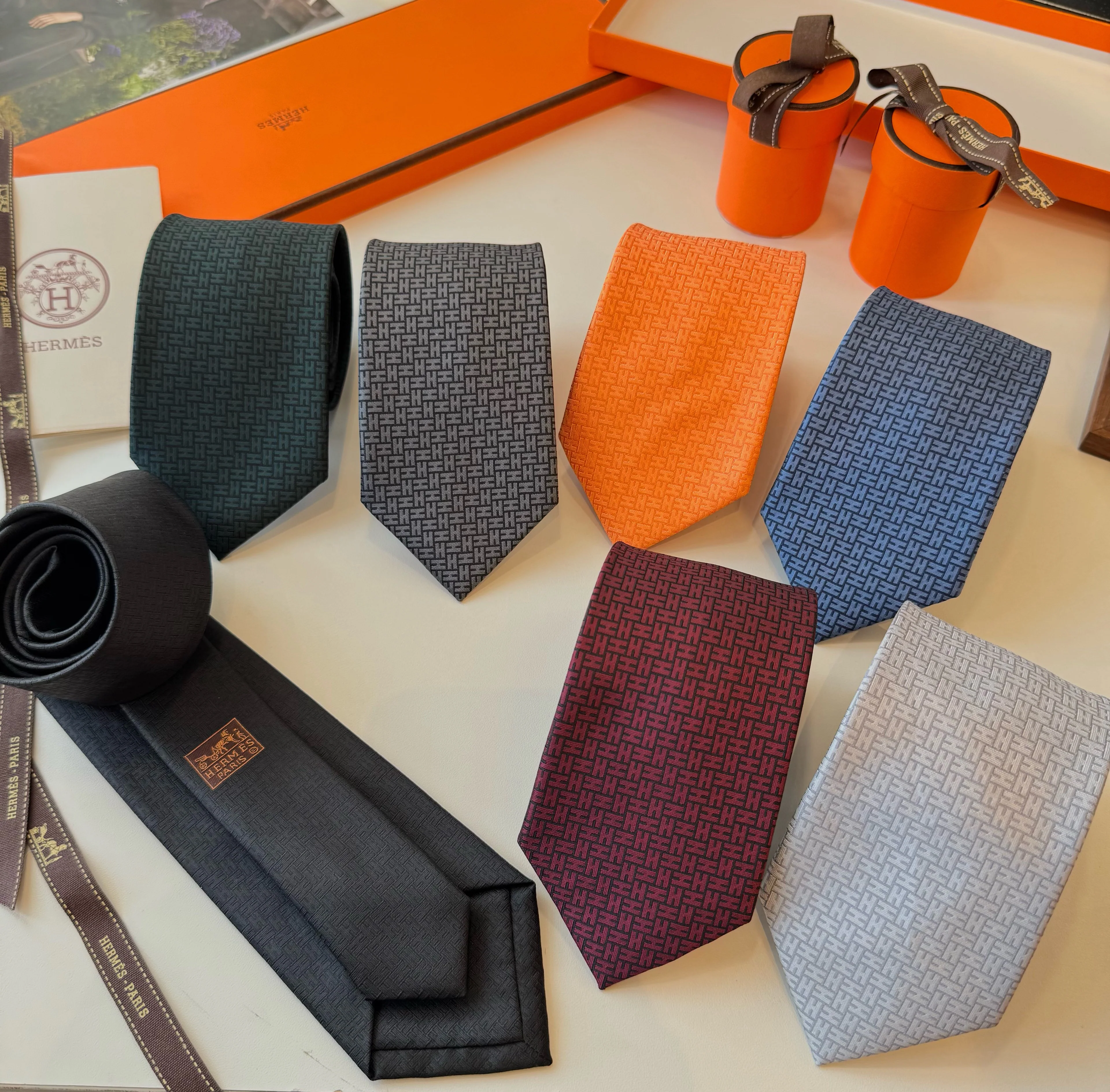 에르메스 넥타이 86809 Hermes Tie 상세 이미지 16