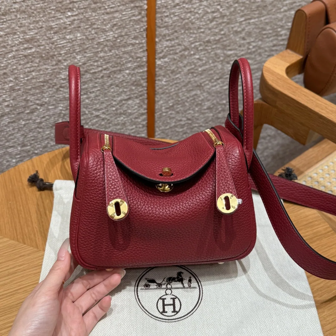 에르메스 린디 19 가넷 레드 가방 146138