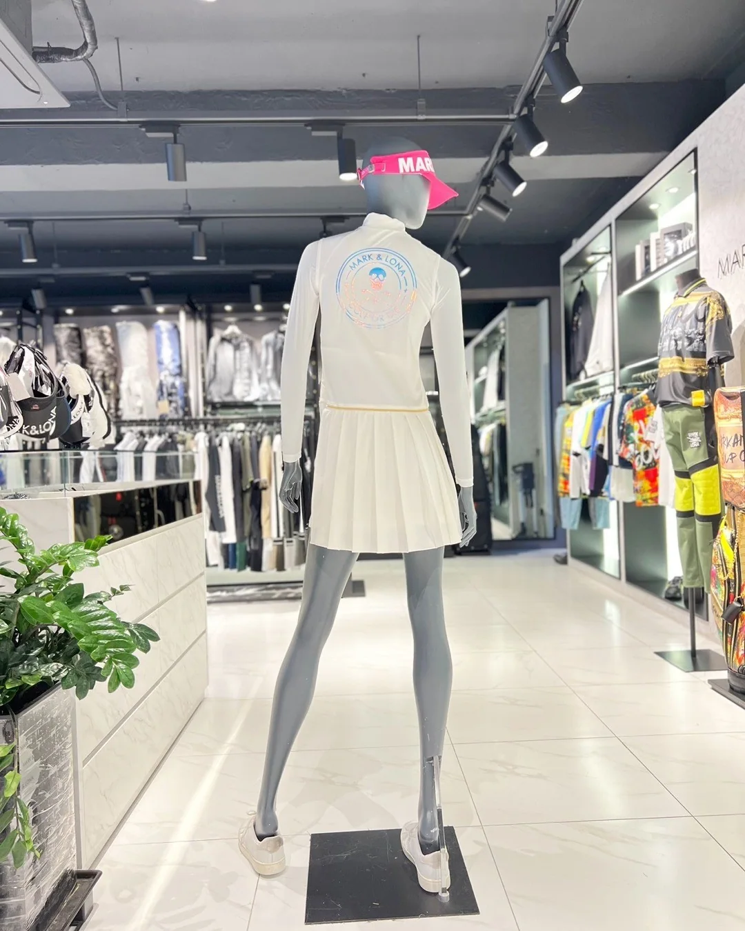 마크앤로나 여성 투피스 골프 원피스 세트 상세 이미지 2