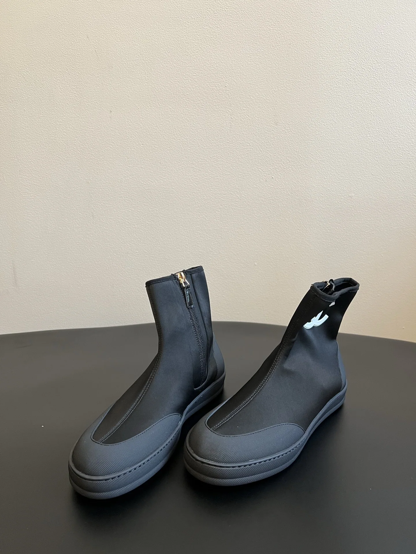 샤넬 컬러 블록 앵클 부츠 상세 이미지 2