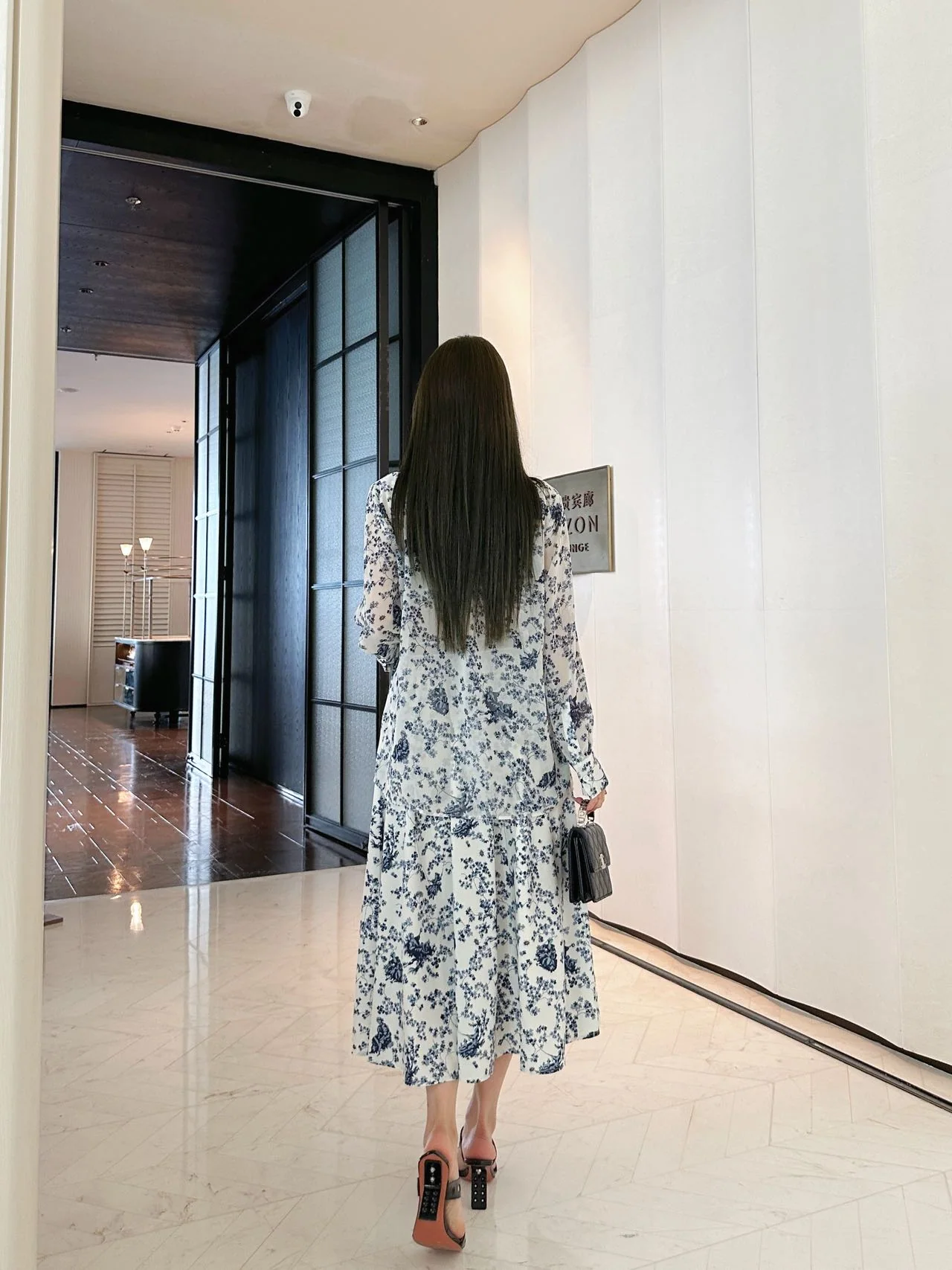 디올 프린트 시스루 셔츠 세트 상세 이미지 5