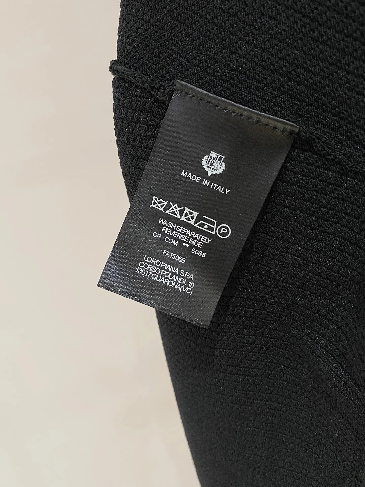 로로피아나 남성 린넨 반팔 티셔츠 상세 이미지 10