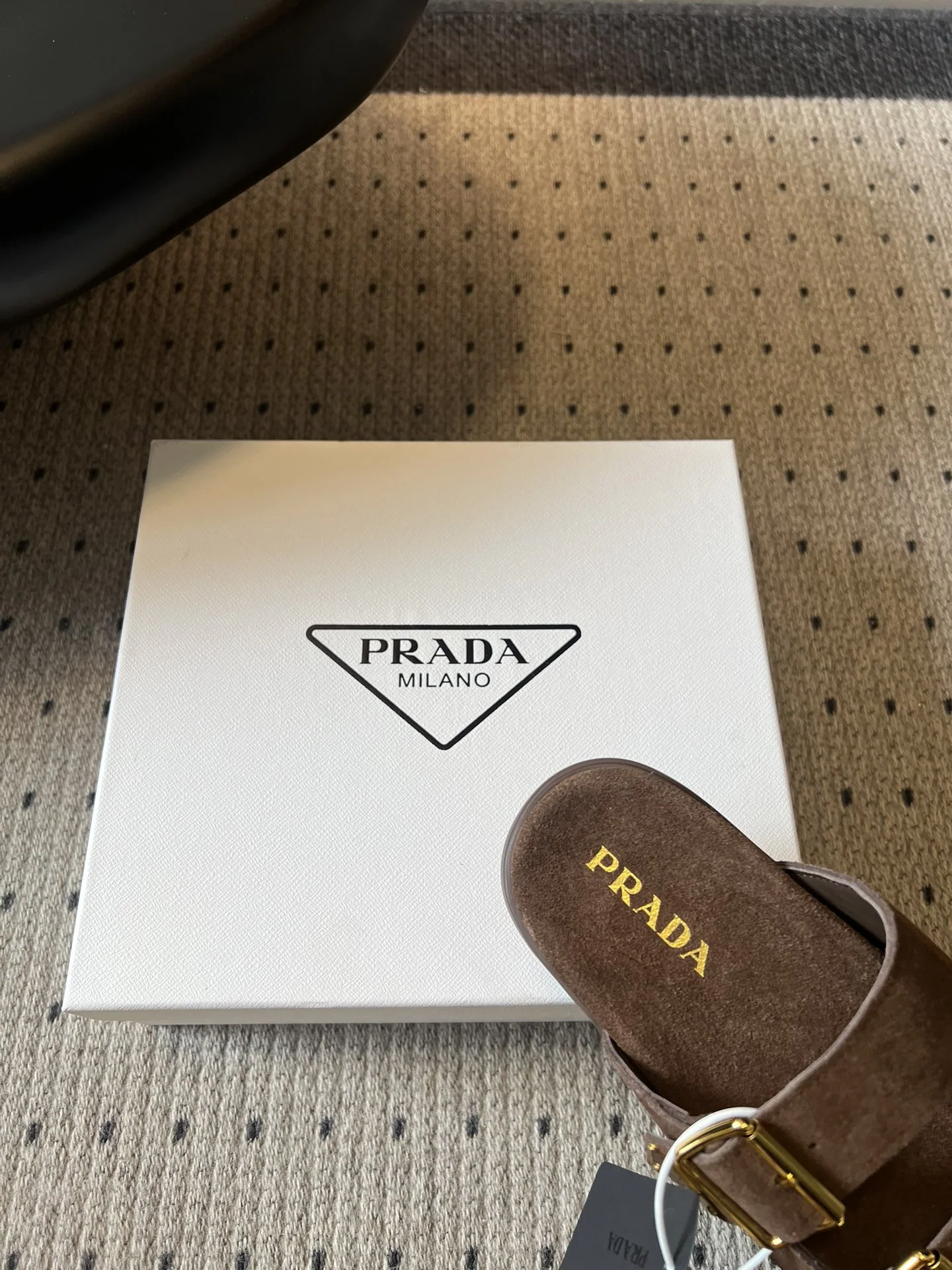프라다 더블 버클 플랫폼 샌들 상세 이미지 8