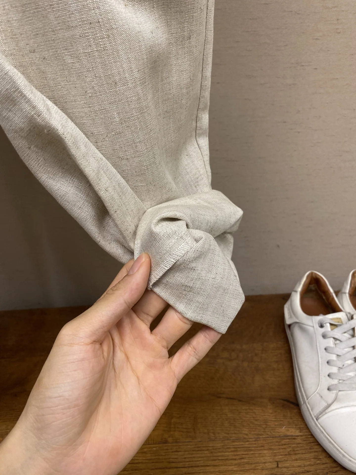 로로피아나 리오셀 린넨 혼방 남성 캐주얼 바지 상세 이미지 8