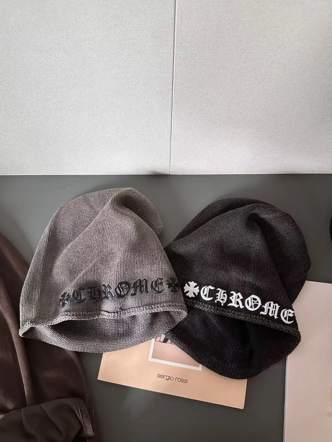 크롬하츠 글자 비니 모자 상세 이미지 4