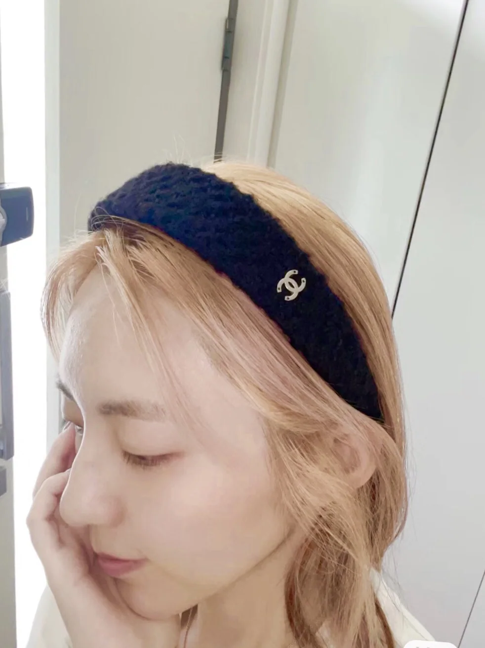샤넬 와이드 헤드밴드 헤어악세 상세 이미지 2