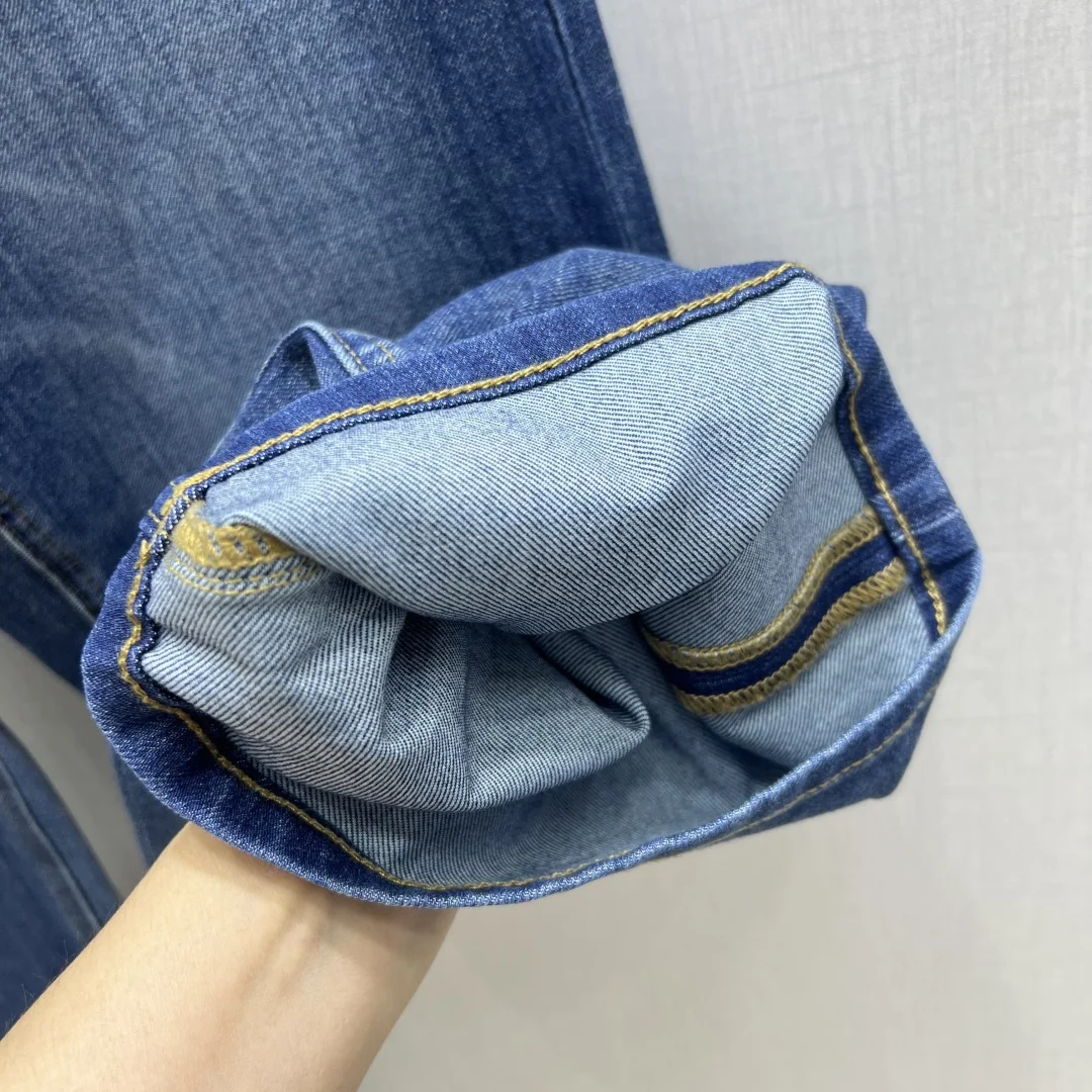샤넬 린넨 스트레이트 레그 여성 바지 상세 이미지 7