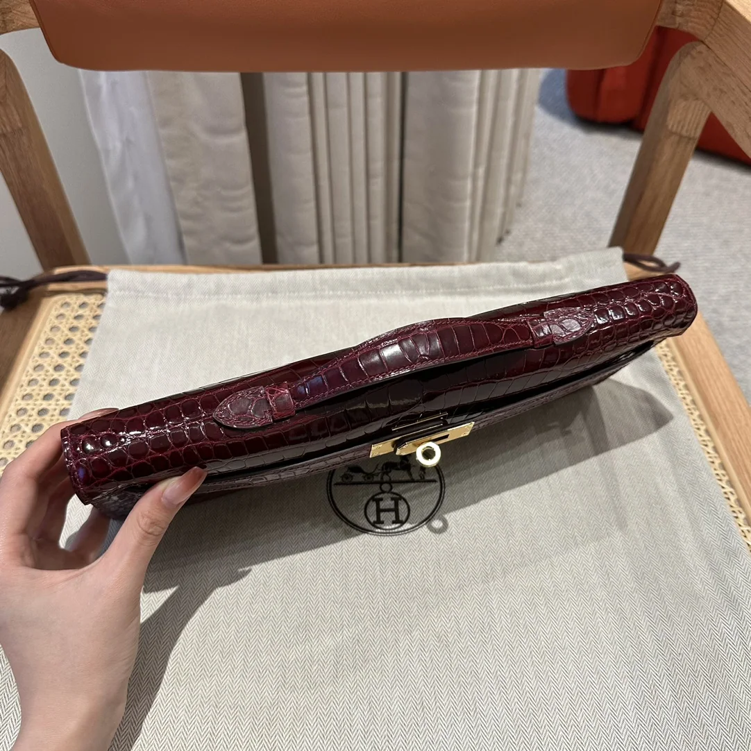 에르메스 켈리 보르도 이브닝 가방 상세 이미지 8