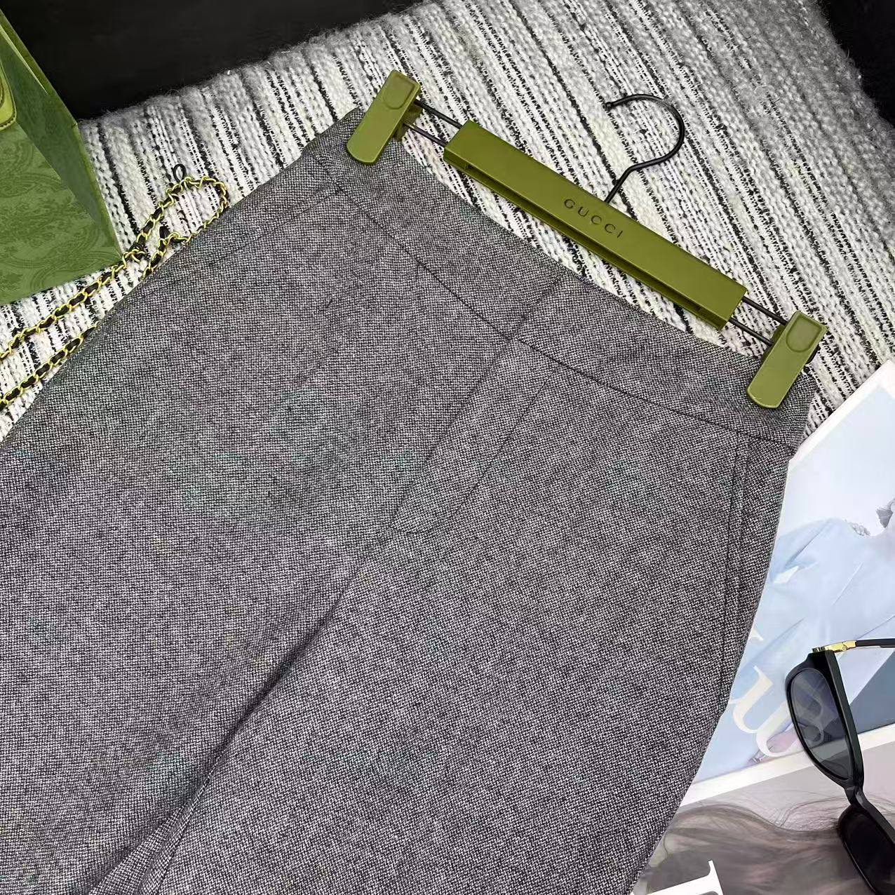 구찌 플레어 슈트 여성 바지 상세 이미지 3