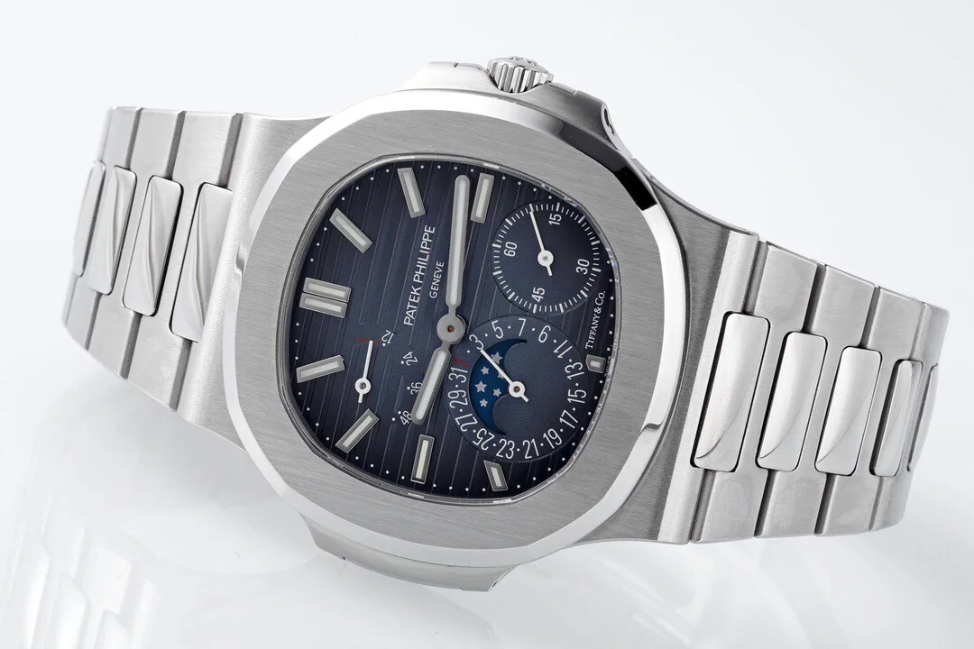 파텍필립 노틸러스 5712 문페이즈 멀티펑션 자동 블루 다이얼 PPF 공장 레플리카 44069 Patek Philippe 상세 이미지 6