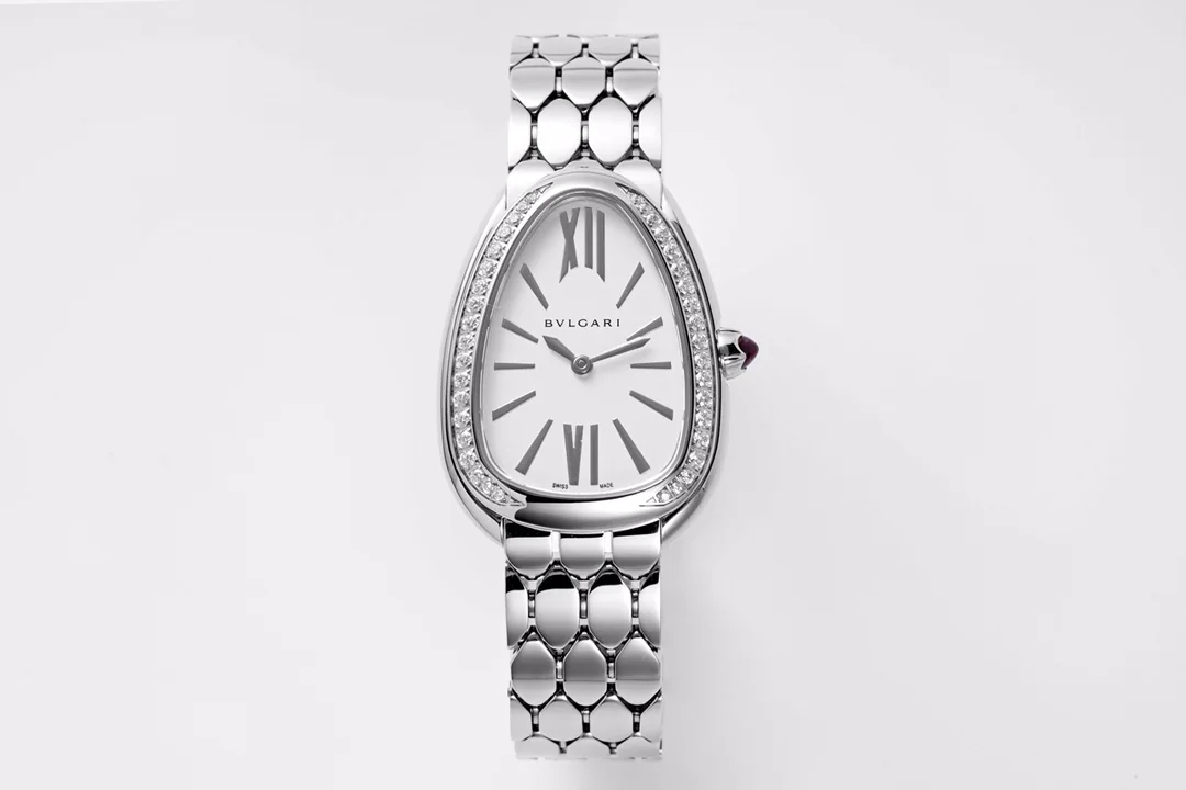 불가리 세르펜티 세두토리 골드 실버 다이아 쿼츠 여성 시계 레플리카 45021 Bvlgari