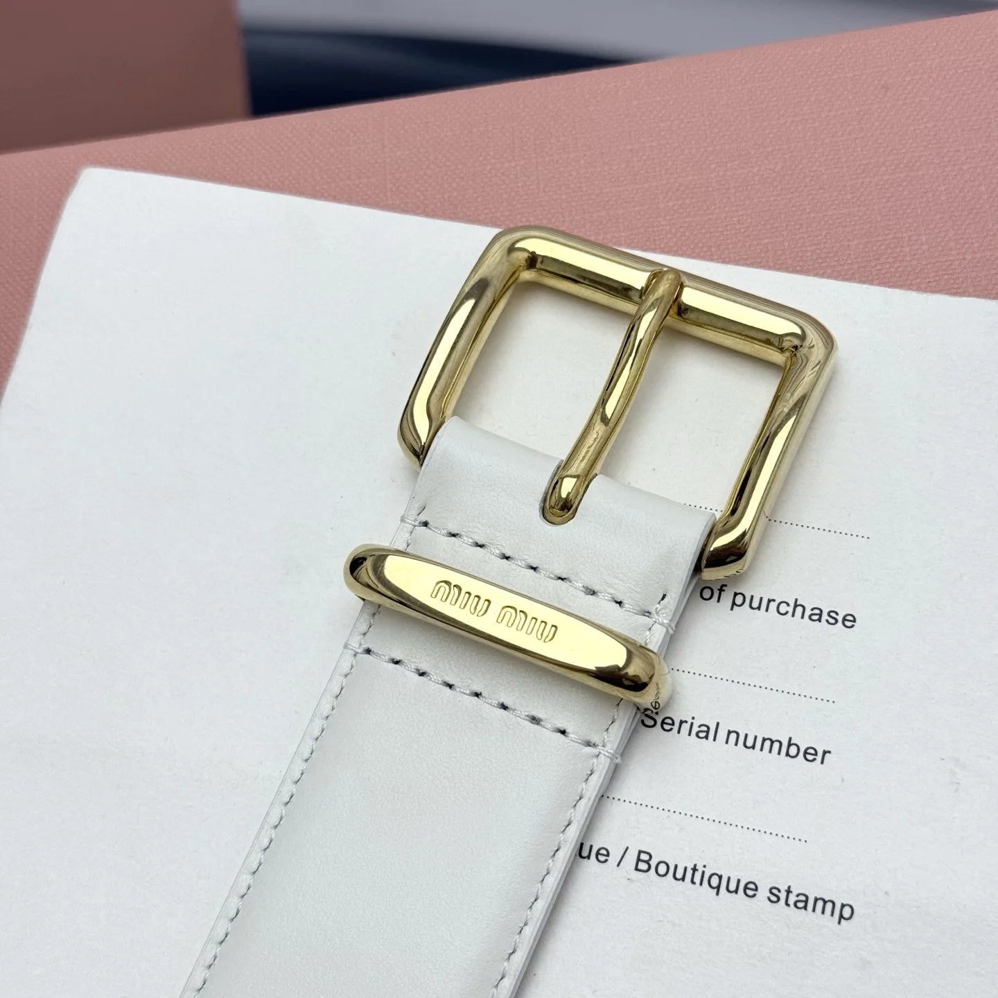 미우미우 벨트 57910 Miu Miu Belt 상세 이미지 7