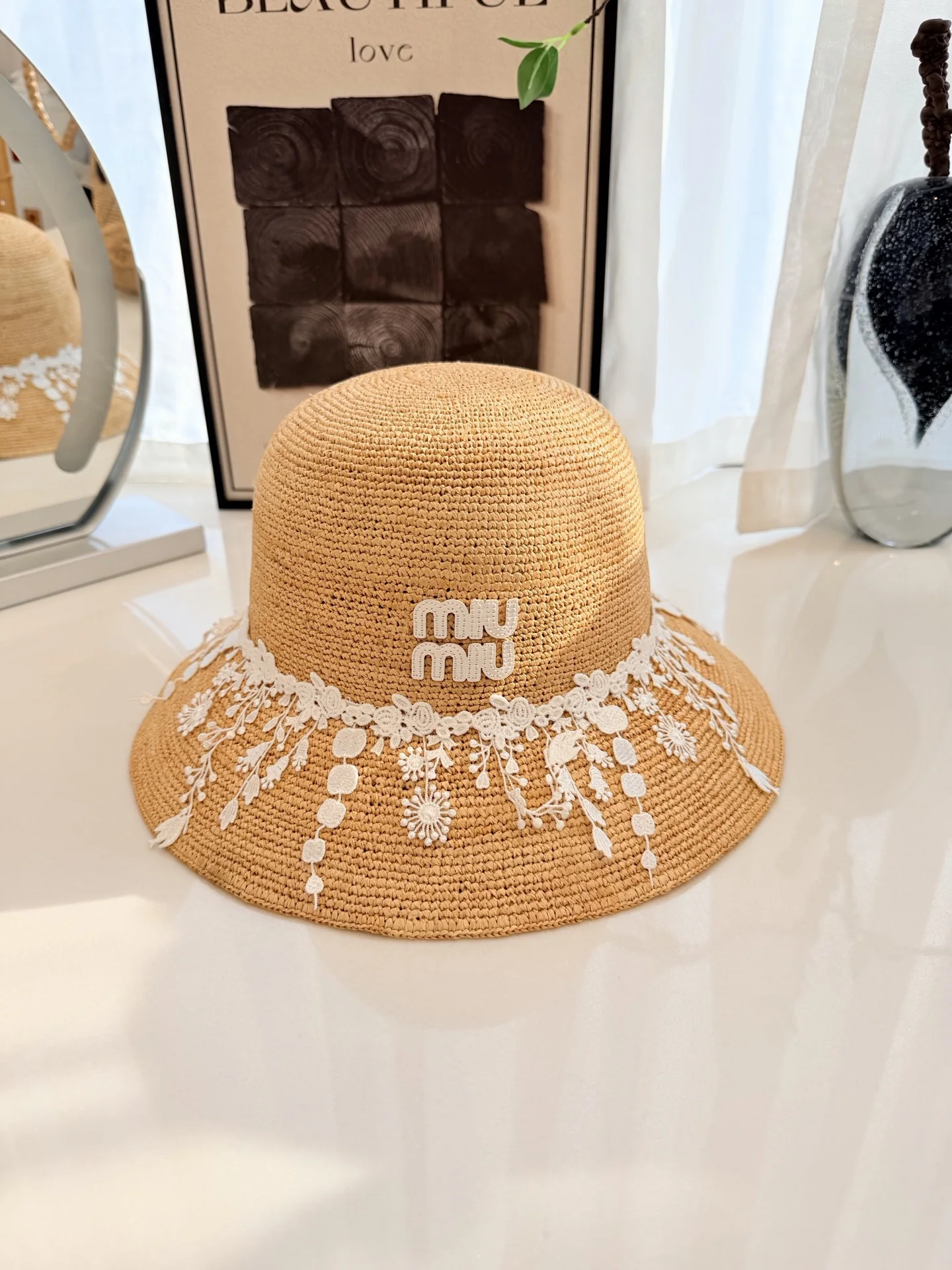 미우미우 모자 80773 Miu Miu Cap 상세 이미지 2