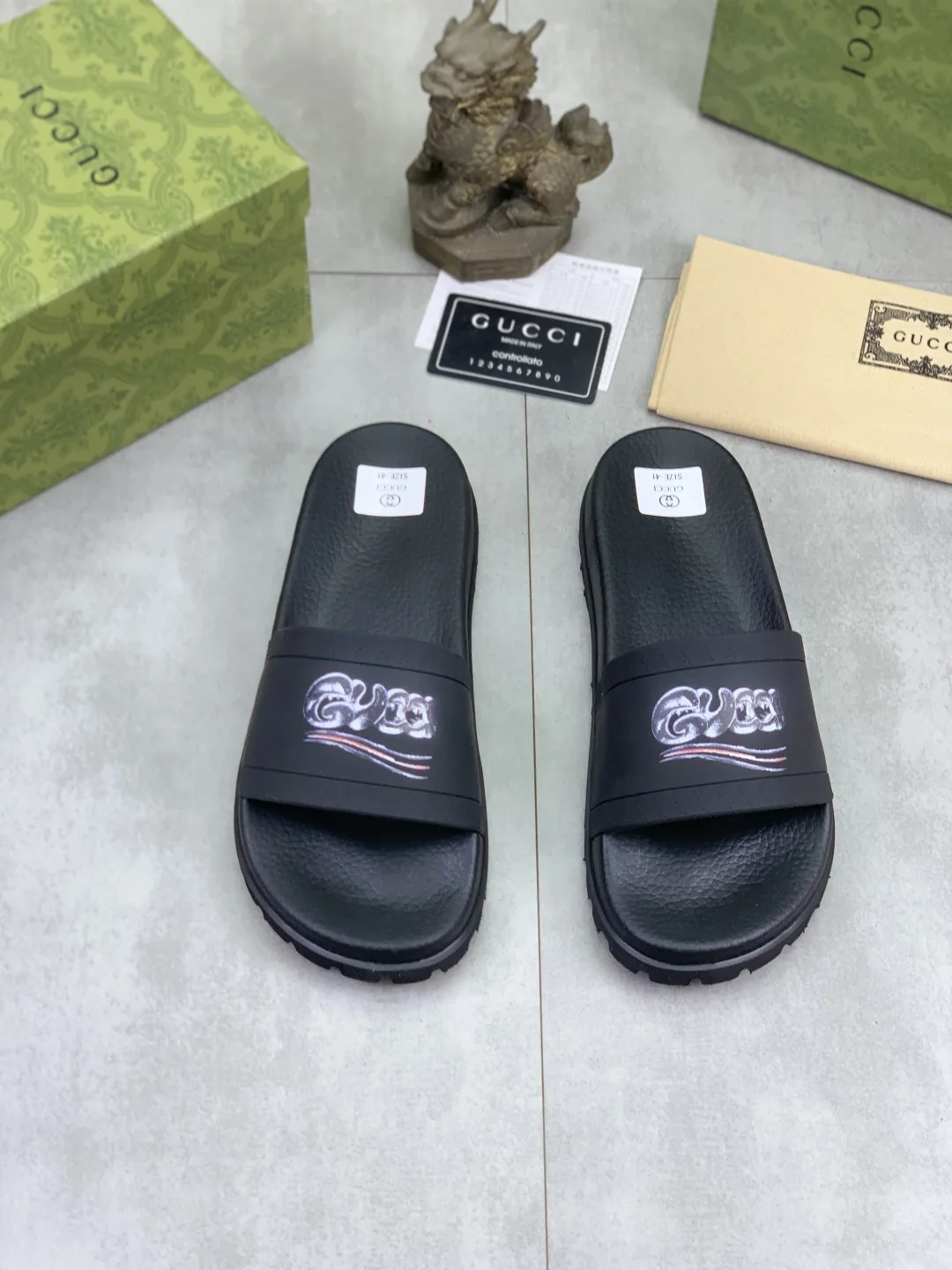 구찌 뱀띠 캐주얼 슬리퍼 상세 이미지 2
