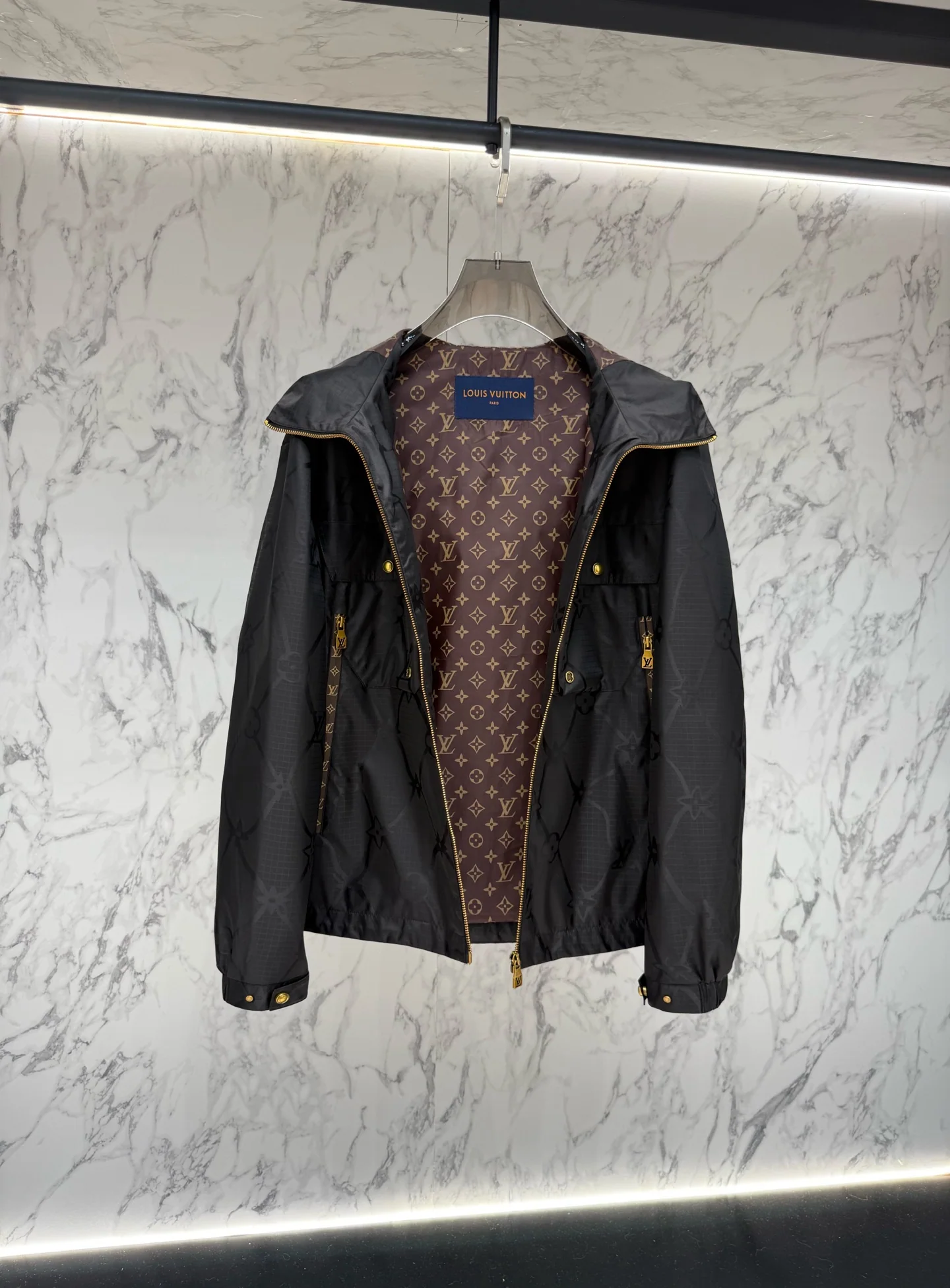 루이비통 26 SS 후드 집업 자켓 19428 Louis Vuitton 상세 이미지 2