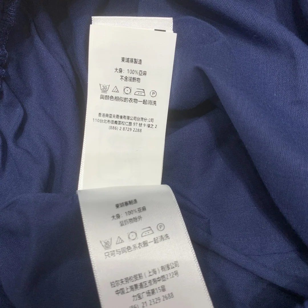 폴로 린넨 허리밴드 여성 반바지 상세 이미지 8