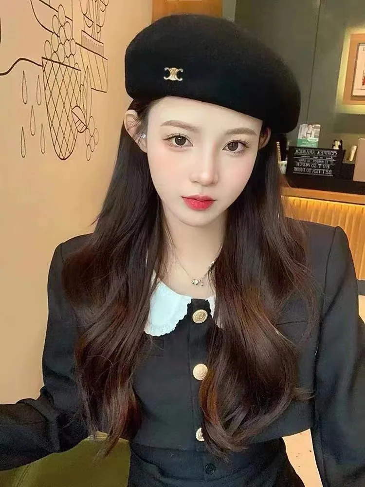 셀린느 울 베레모 모자 상세 이미지 1