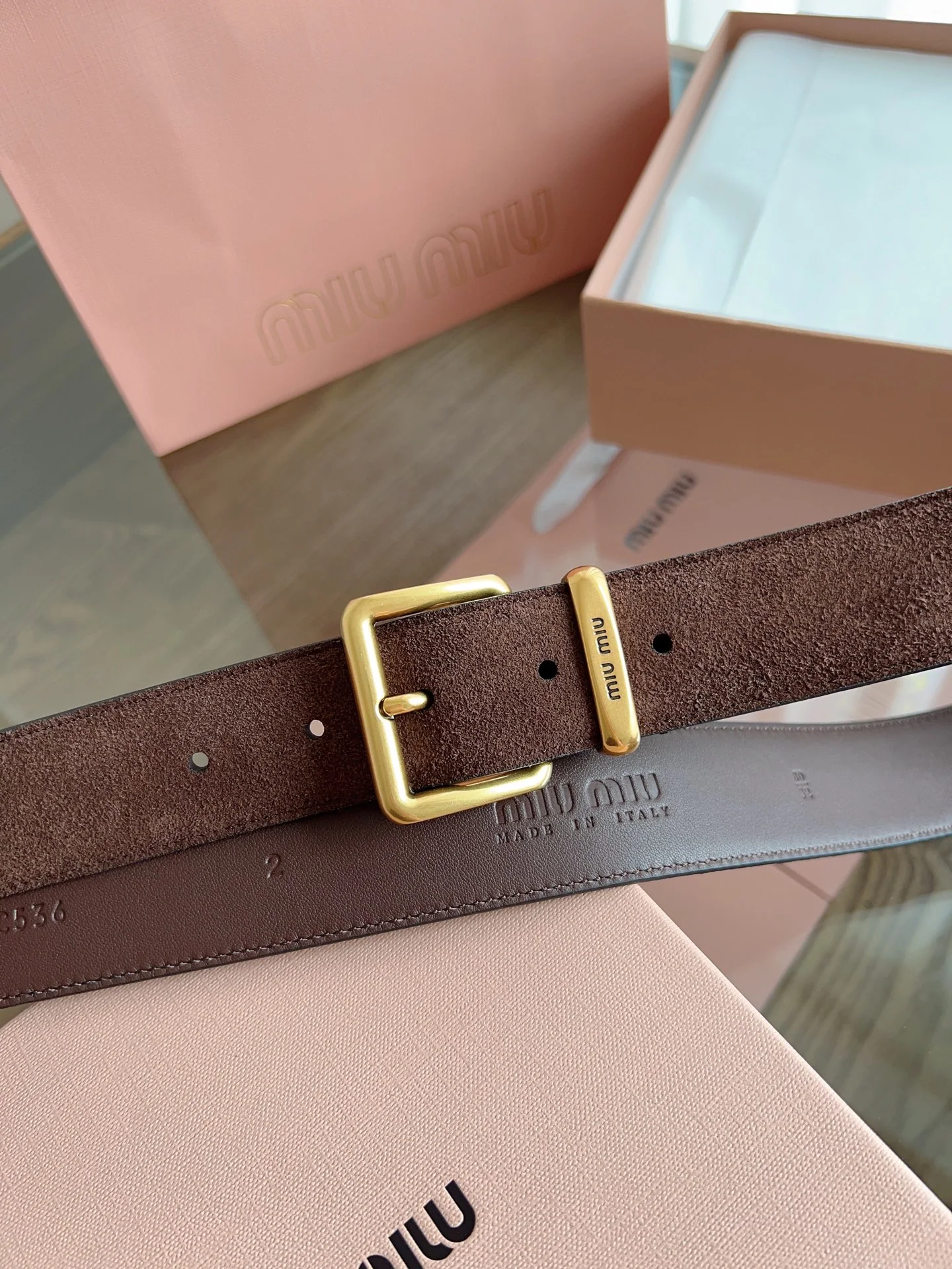 미우미우 벨트 57861 Miu Miu Belt 상세 이미지 4