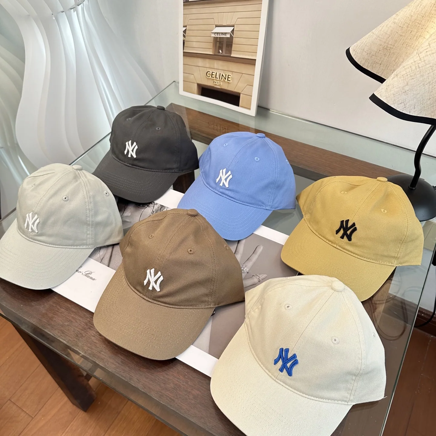 MLB 3D LA 자수 베이스볼 캡 120271