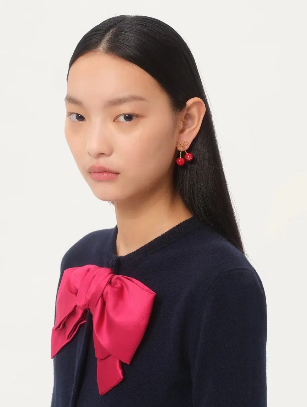 발렌티노 벚꽃 에나멜 귀걸이 상세 이미지 2