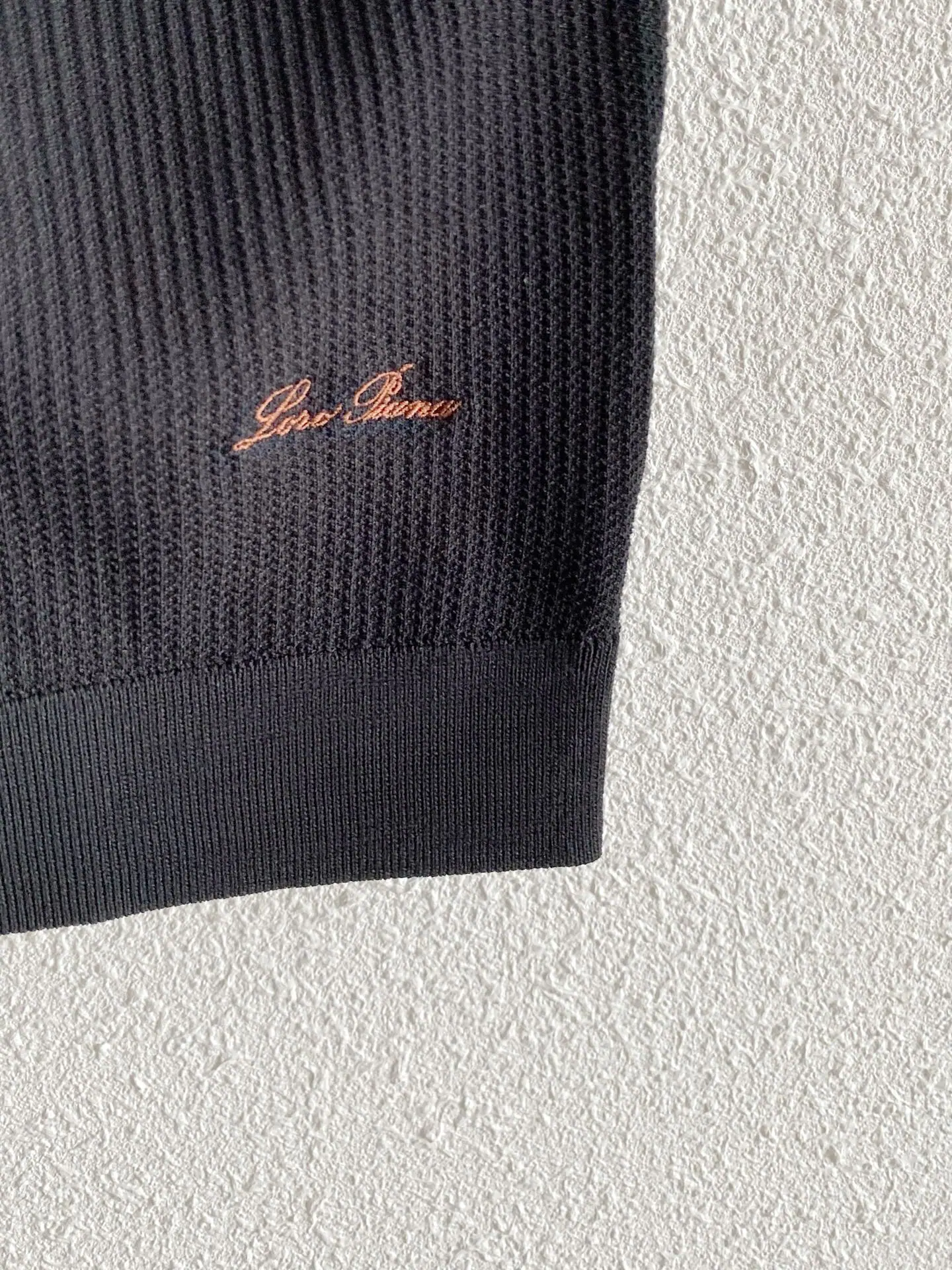 로로피아나 남성 린넨 혼방 반팔 티셔츠 상세 이미지 4