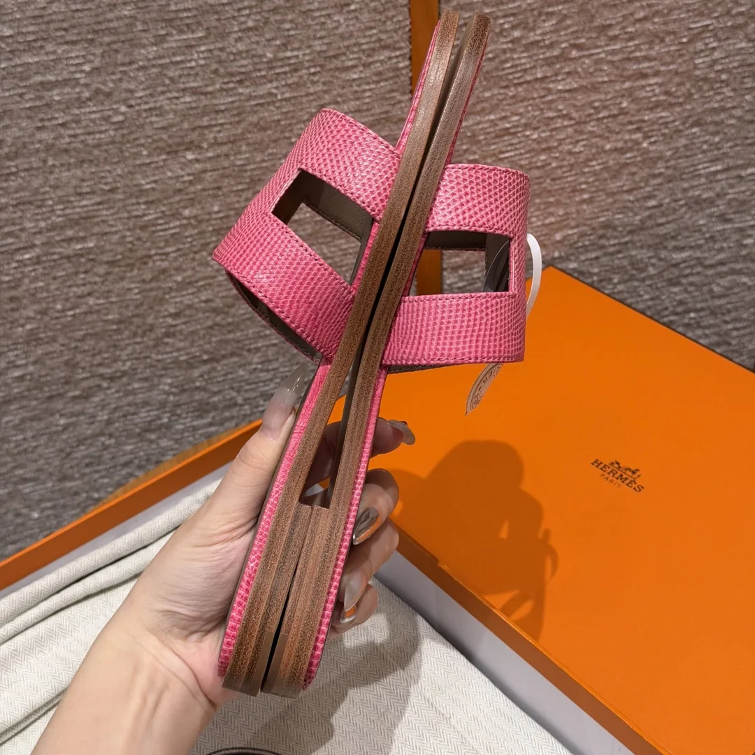 에르메스 오란 도마뱀 가죽 샌들 상세 이미지 8