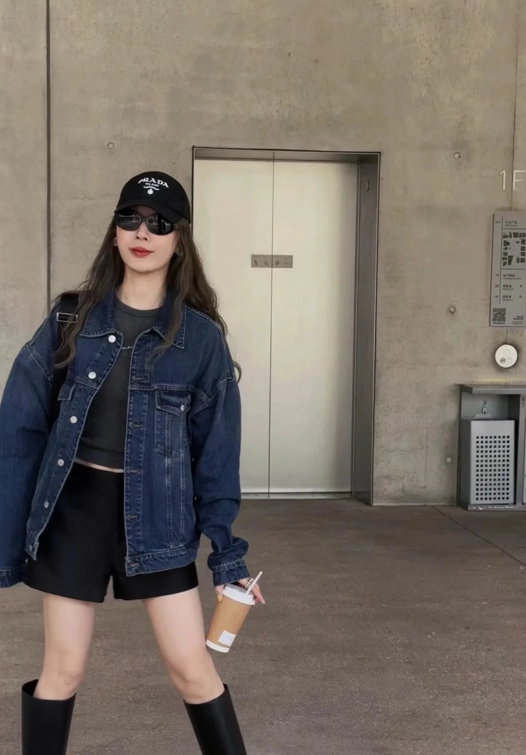 프라다 나일론 야구모자 상세 이미지 1