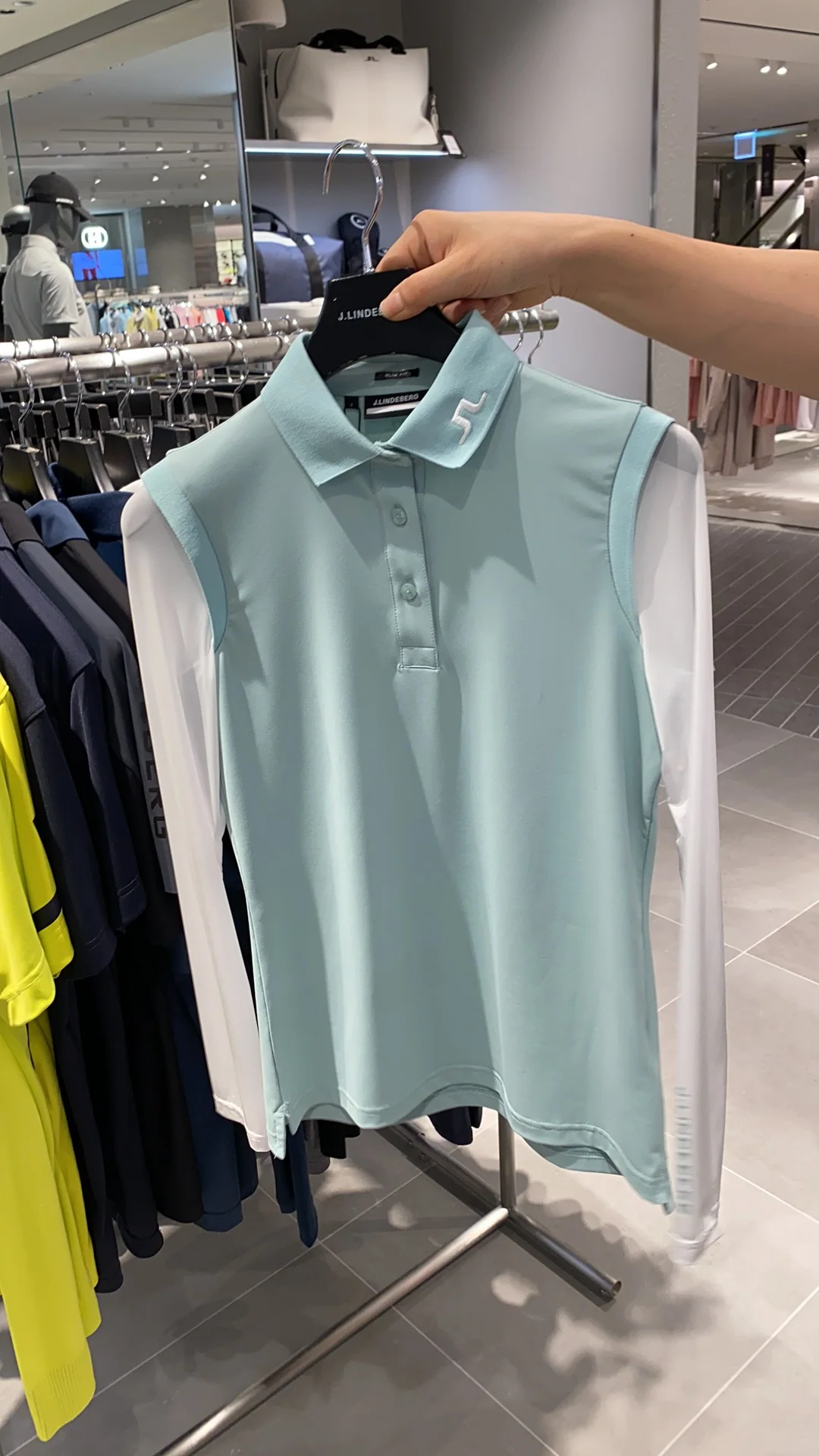 제이린드버그 여성 자외선 차단 긴팔 폴로셔츠 상세 이미지 5