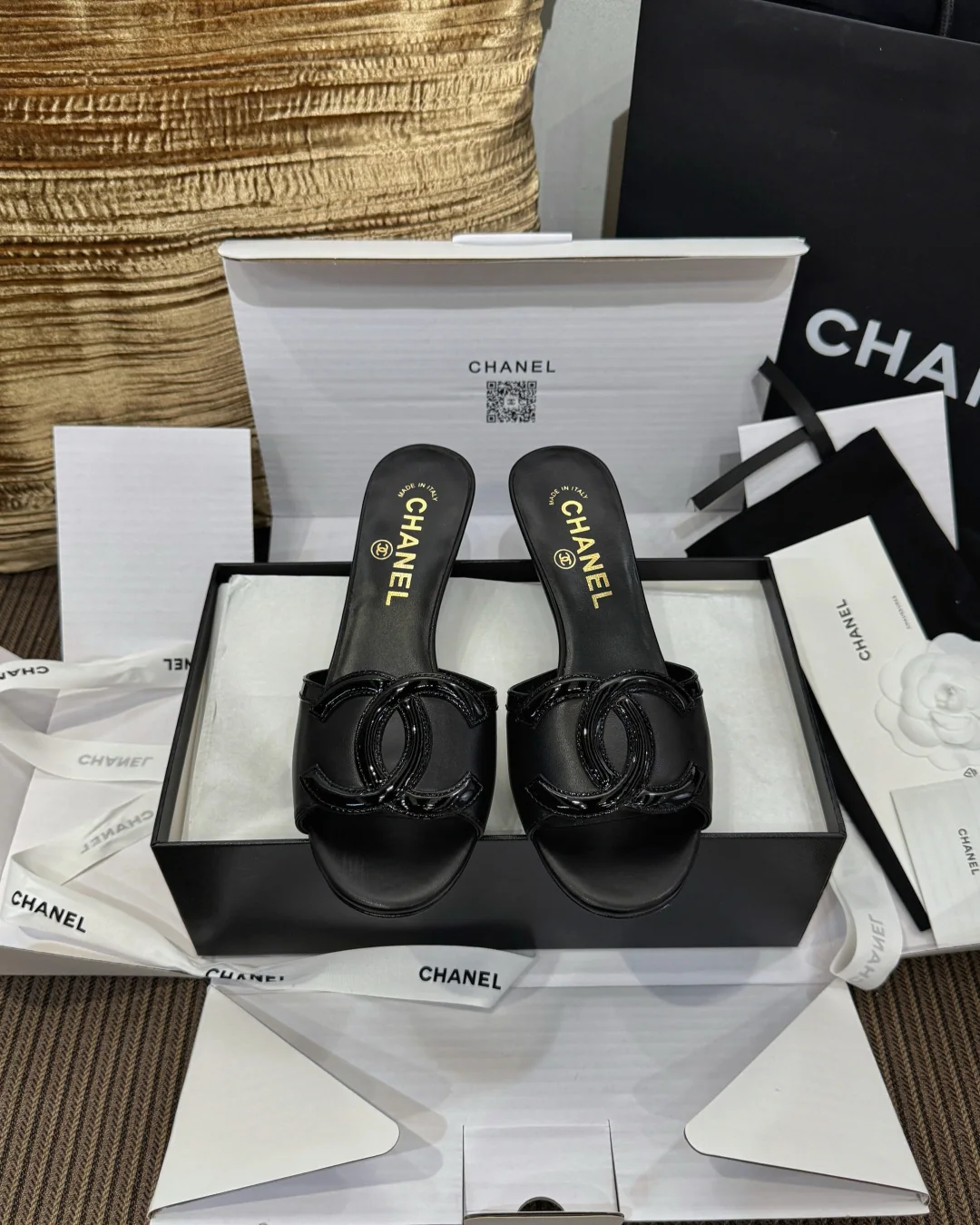 샤넬 더블 C 키튼힐 샌달 상세 이미지 1