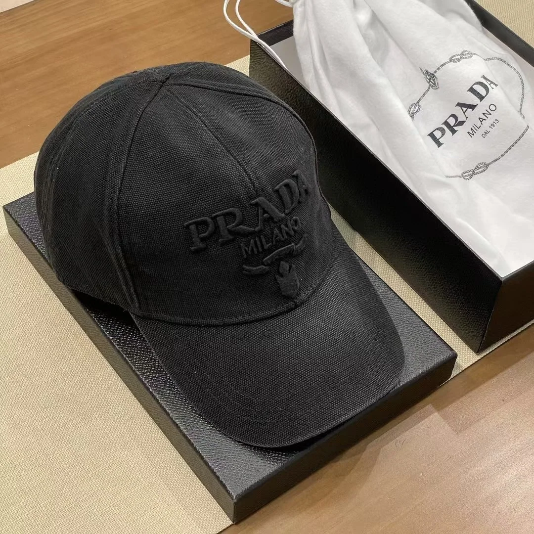 프라다 자수 레터 베이스볼 모자 상세 이미지 3