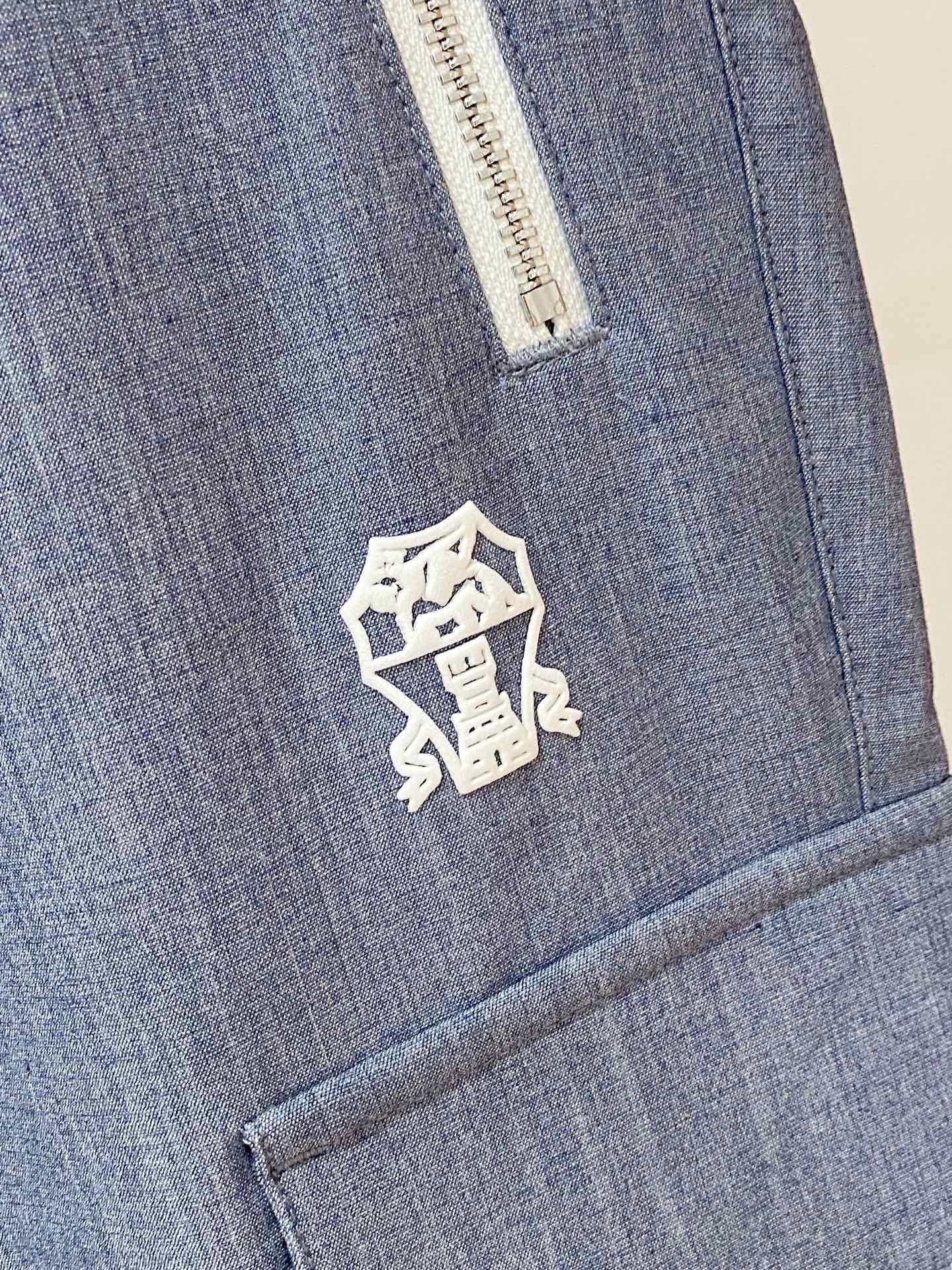 브루넬로쿠치넬리 천연 식물 섬유 남성 바지 상세 이미지 5