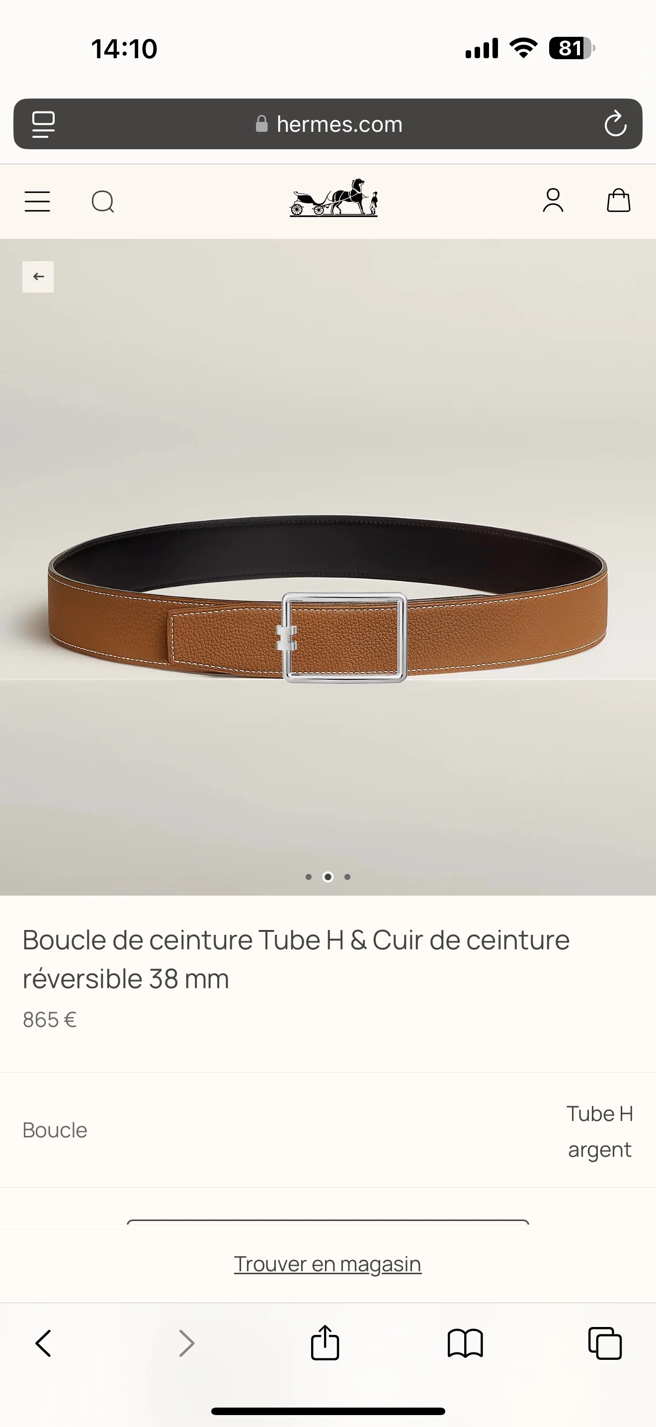에르메스 벨트 58821 Hermes Belt 상세 이미지 2