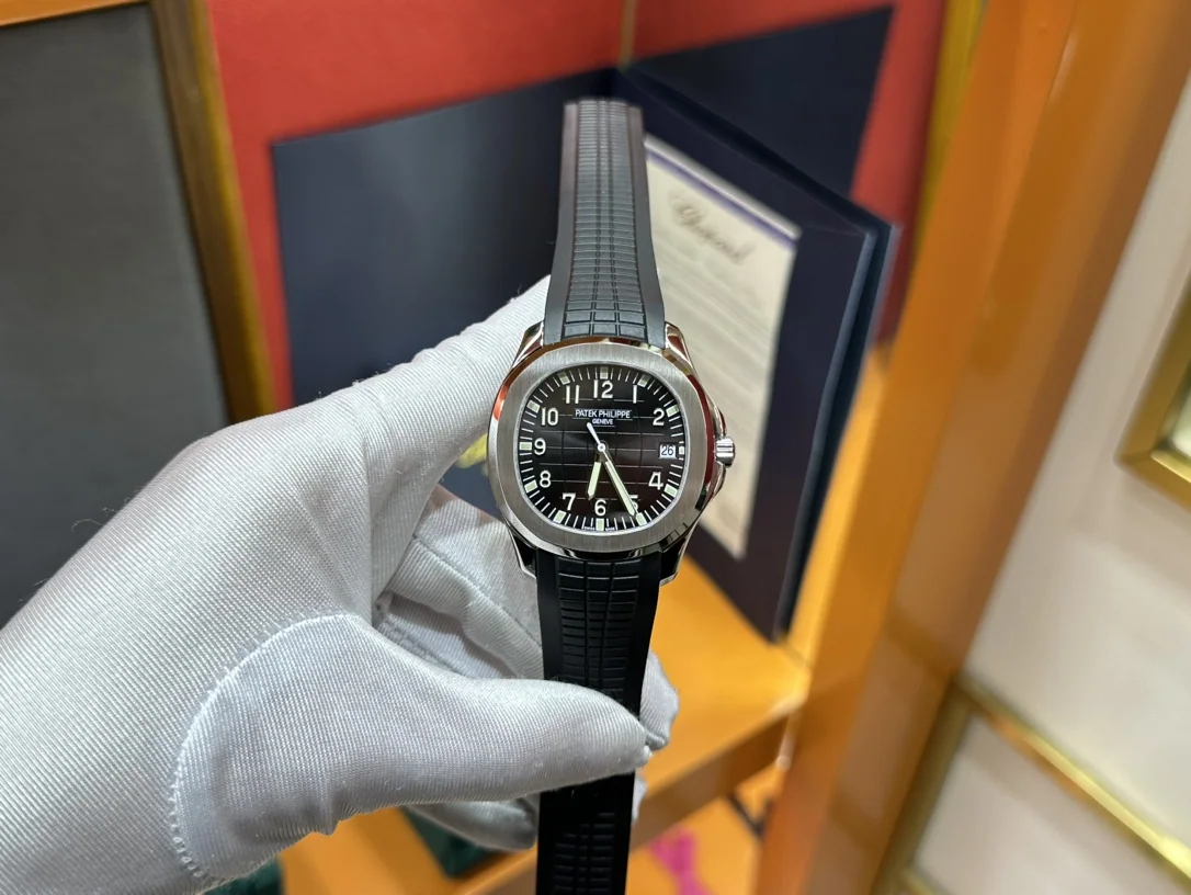 파텍필립 아쿠아넛 5168 G 자동 그레이 다이얼 PPF 공장 레플리카 44180 Patek Philippe 상세 이미지 2