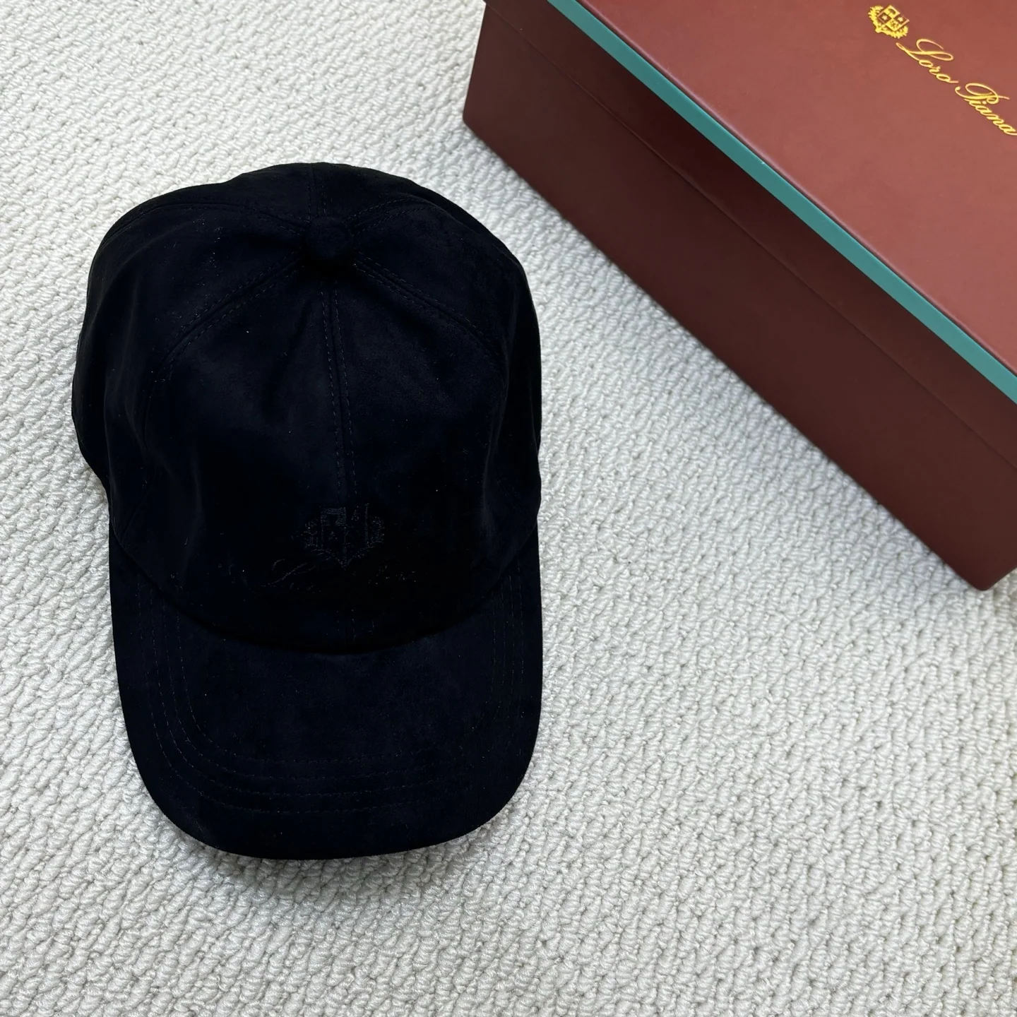 로로피아나 스웨이드 베이스볼 캡 상세 이미지 1