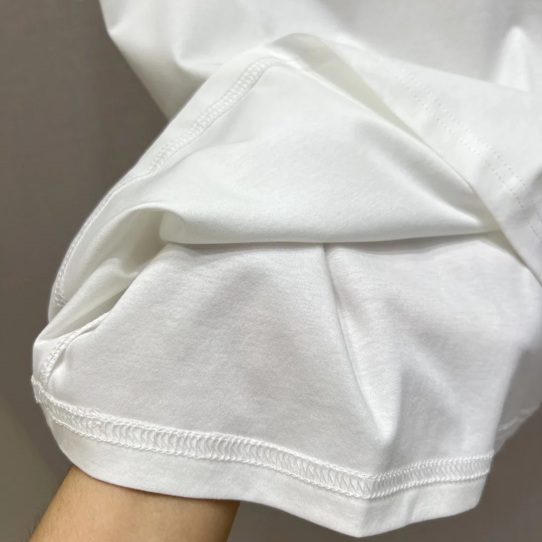 샤넬 3D 비즈 레터 반팔 티셔츠 상세 이미지 7