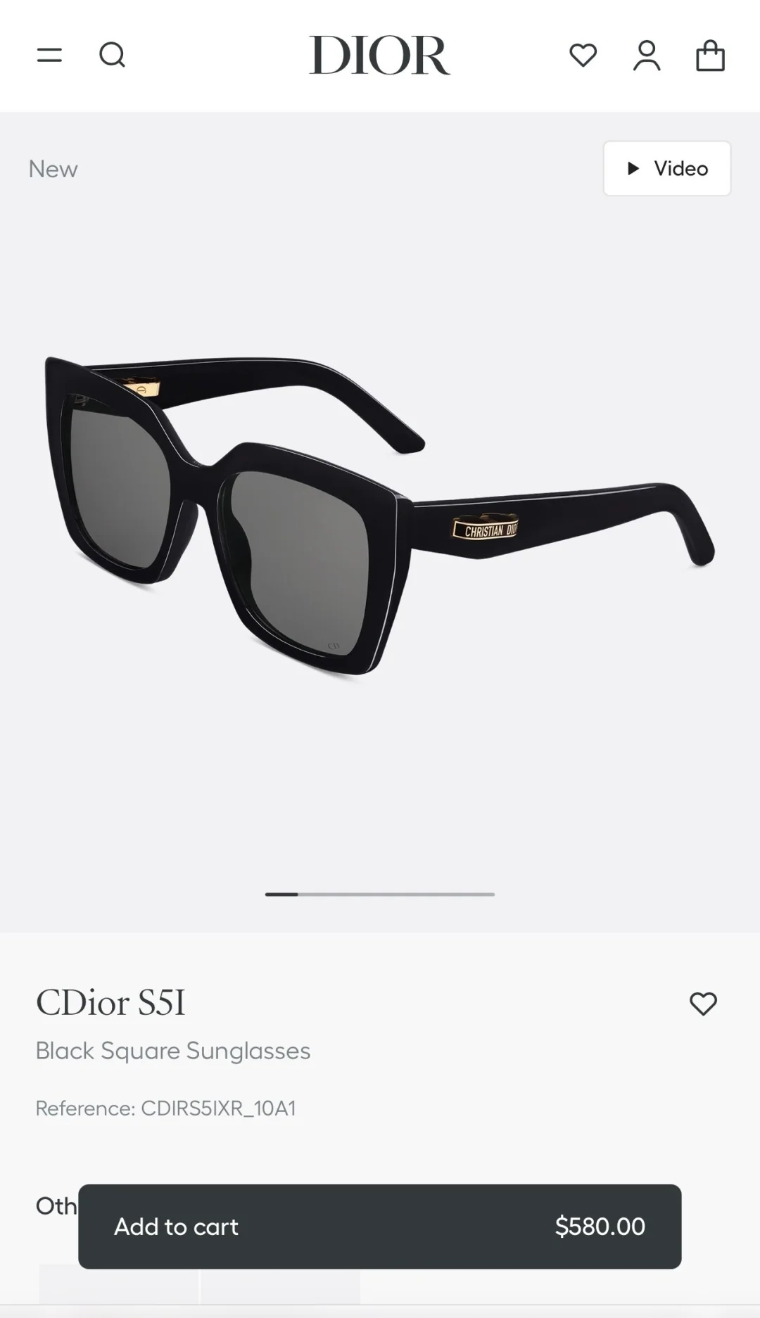 디올 선글라스 72698 Dior Sunglasses 상세 이미지 1