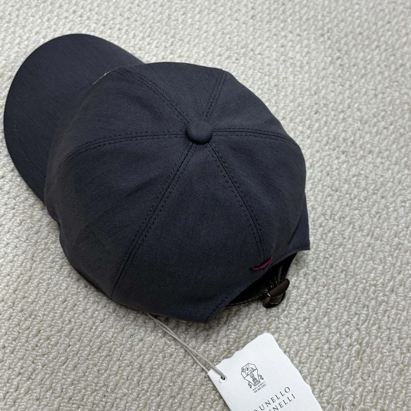 브루넬로쿠치넬리 가죽 베이스볼 캡 상세 이미지 4