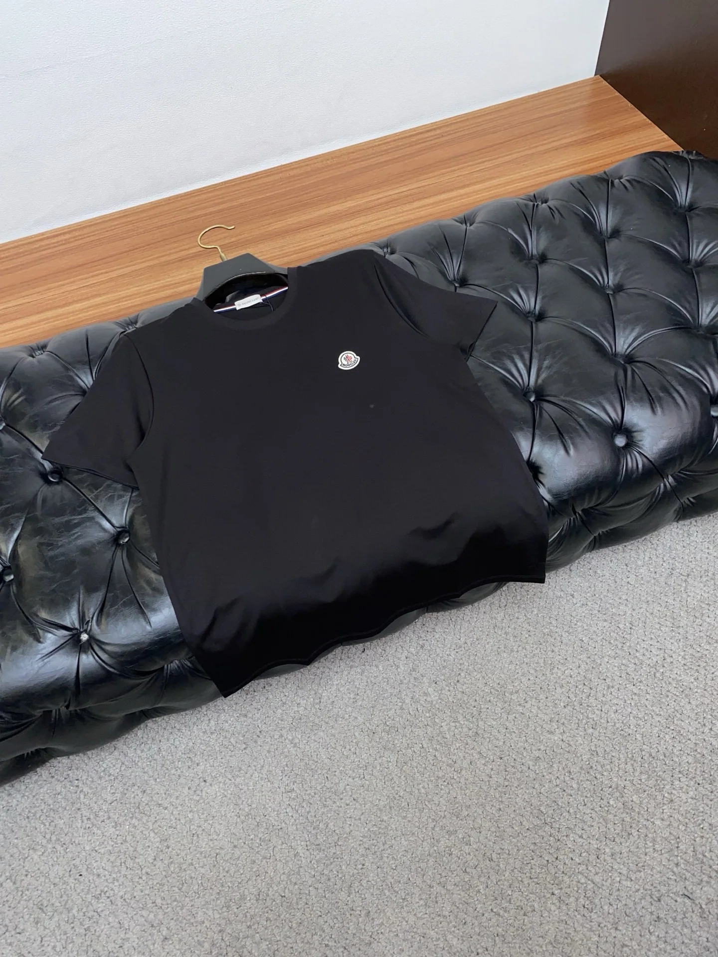 몽클레어 로고 코튼 라운드넥 반팔 티셔츠 2026 SS 1158 상세 이미지 7