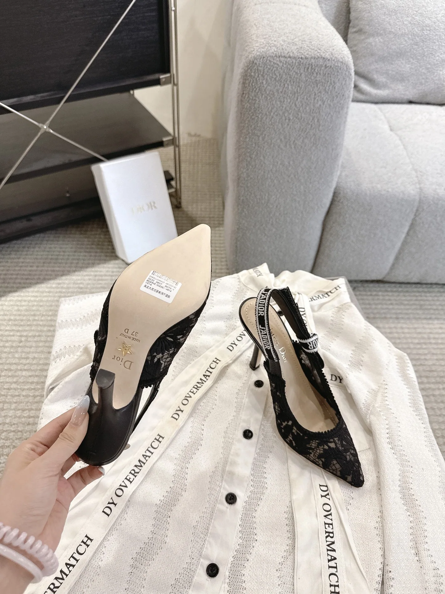 디올 리본 키튼힐 샌달 상세 이미지 7