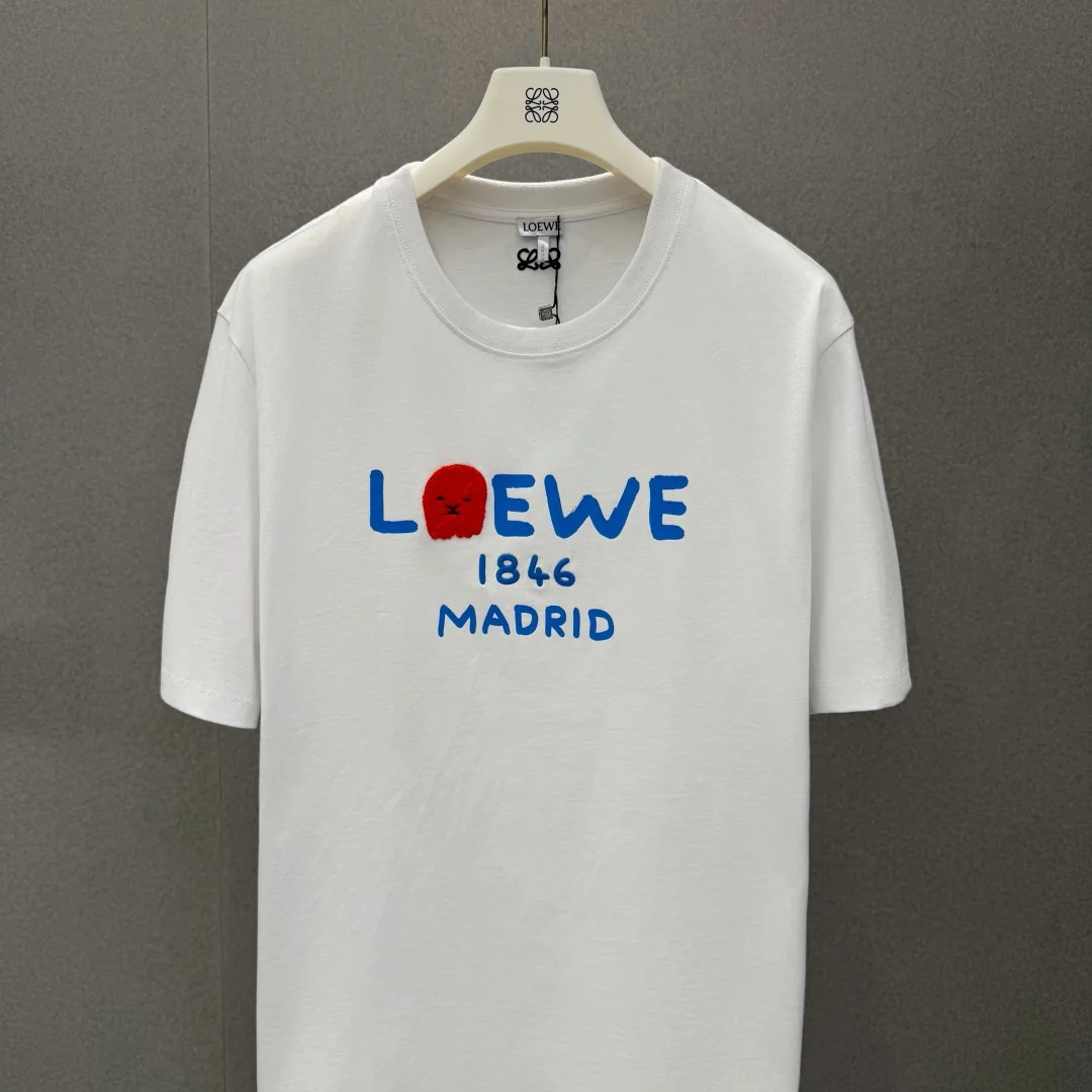 로에베 코튼 루즈핏 남성 반팔 티셔츠 상세 이미지 3