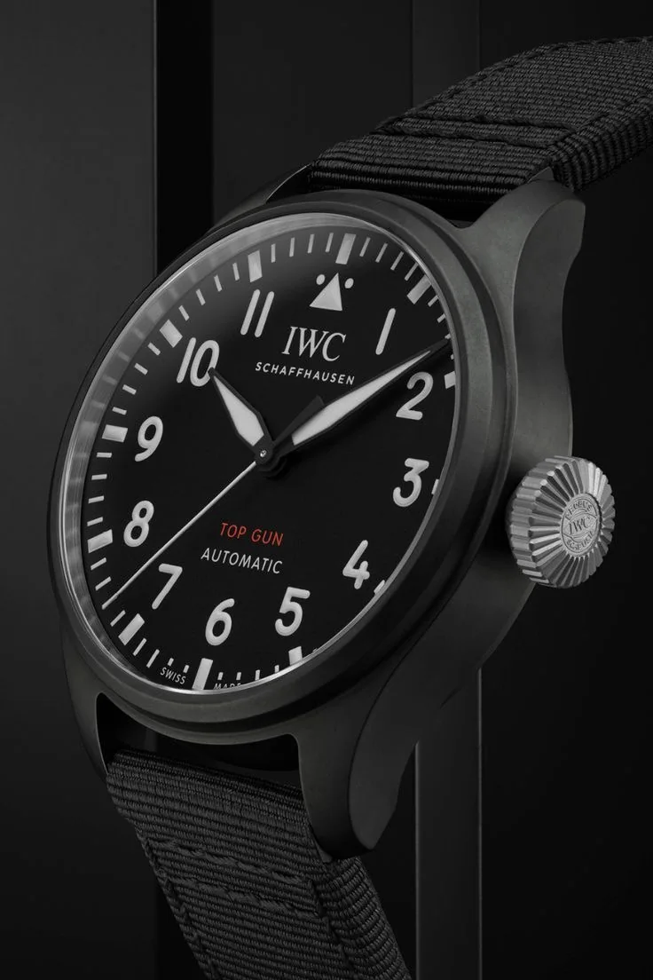 IWC 탑건 블랙 세라믹 시계 상세 이미지 8