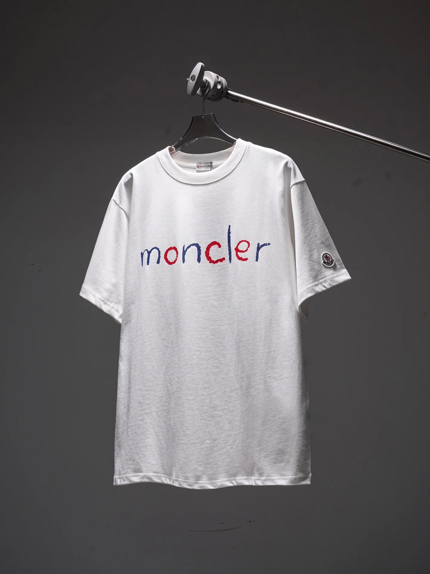 몽클레어 여성 크루넥 반팔 티셔츠 상세 이미지 1