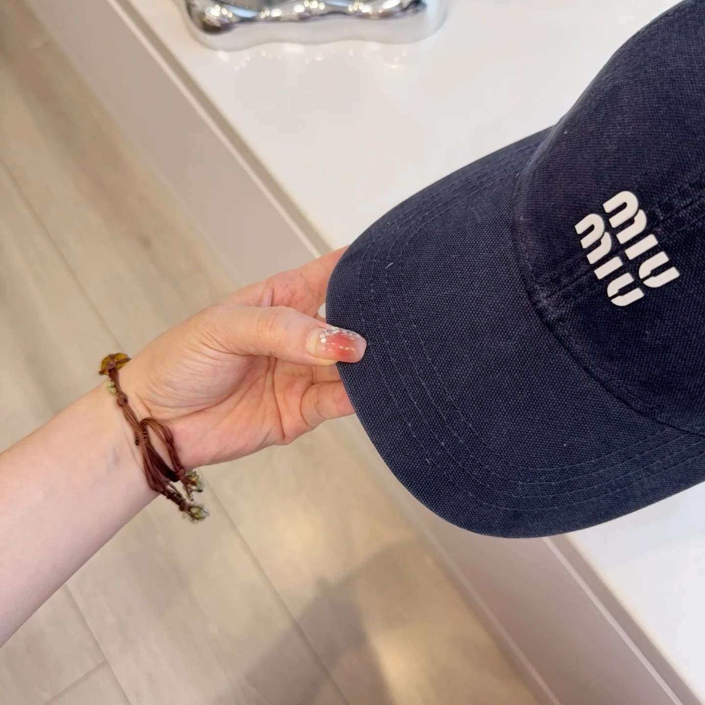 미우미우 모자 80896 Miu Miu Cap 상세 이미지 3