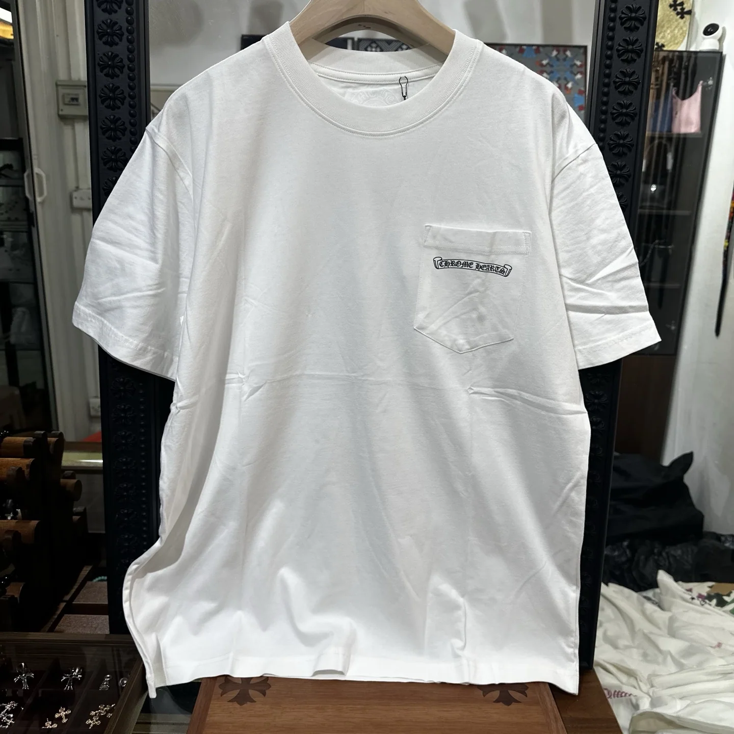 크롬하츠 220 g 플리스 프린팅 반팔 티셔츠 220 G 상세 이미지 1