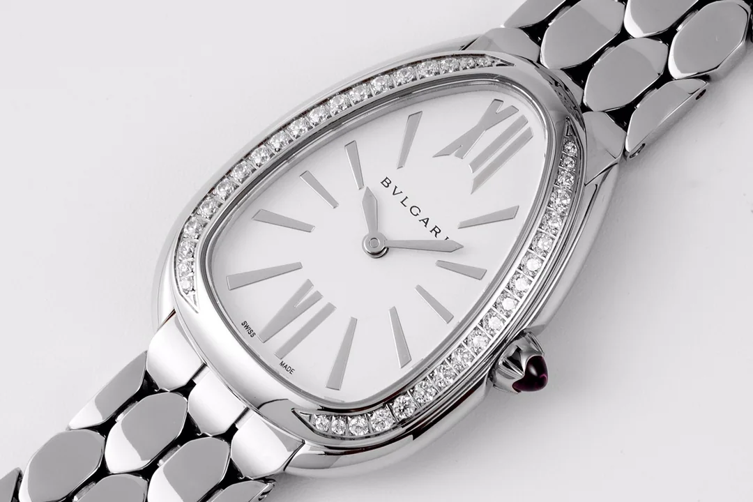 불가리 세르펜티 세두토리 골드 실버 다이아 쿼츠 여성 시계 레플리카 45021 Bvlgari 상세 이미지 3