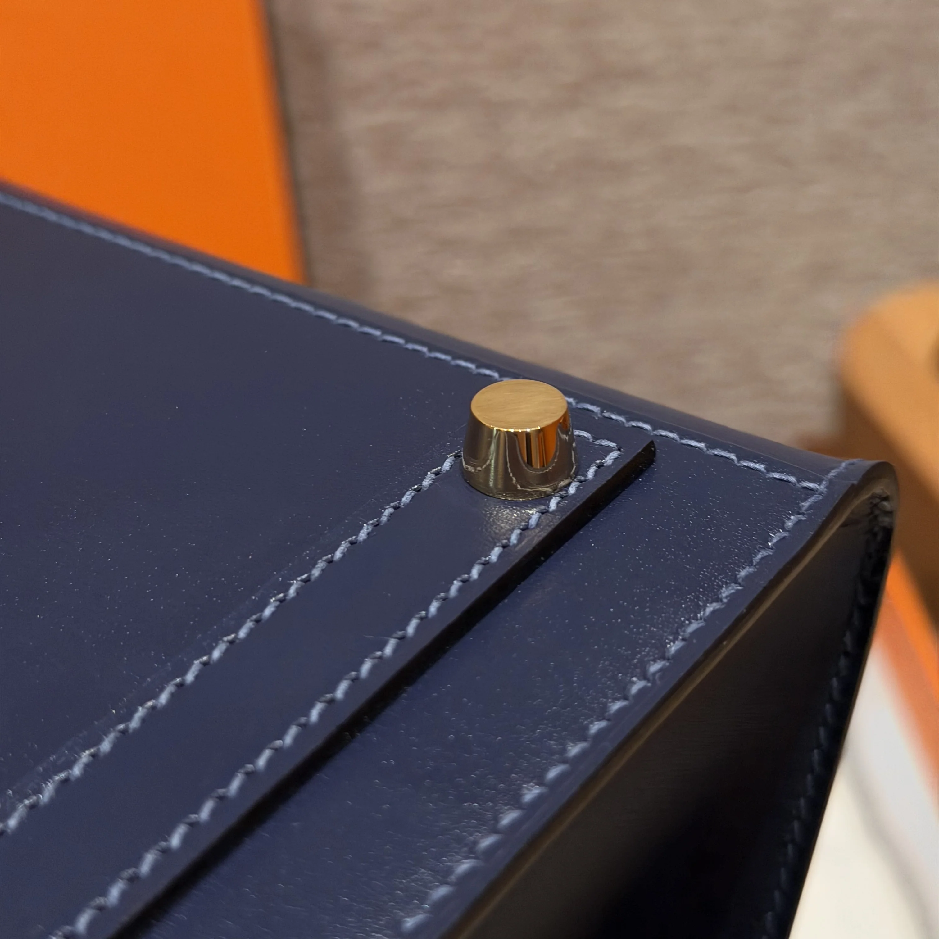 에르메스 버킨 25 블루 사파이어 가방 상세 이미지 15