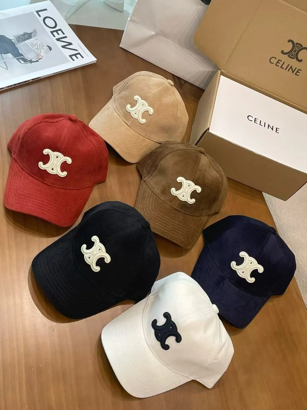 셀린느 코듀로이 베이스볼 캡 상세 이미지 6