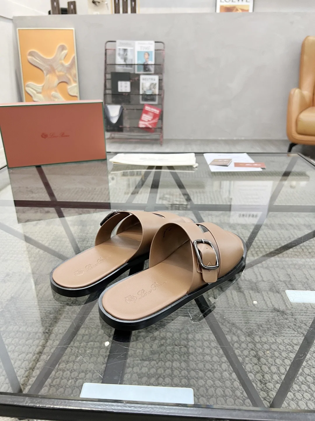 로로피아나 이탈리아 수입 소가죽 슬리퍼 상세 이미지 8