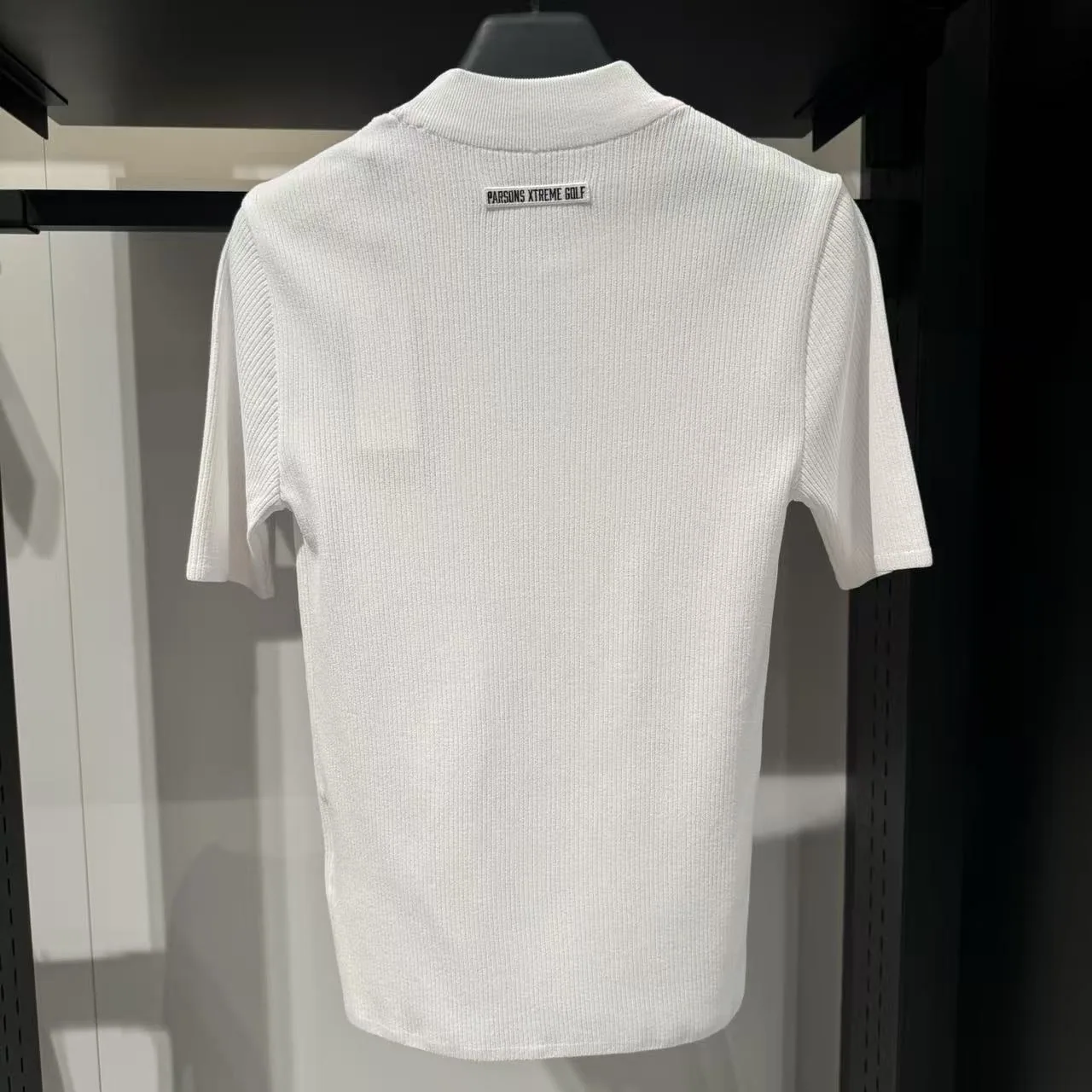PXG 여성 쿨필 니트 반소매 탑 상세 이미지 4